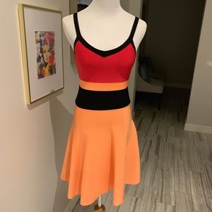 Gorgeous bandage style fit and flare dress